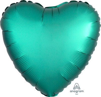 CUORE SATINATO VERDE 18"